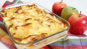 pear and apple bread pudding Recipe