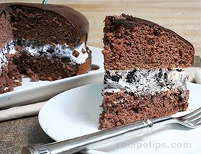 Chocolate Covered Cookie Cake Recipe