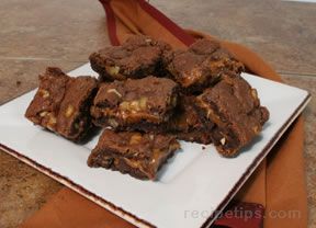 chocolate caramel bars Recipe