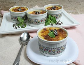 Chocolate Chip Creme Brulee