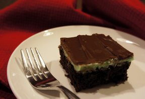 Chocolate Mint Layered Brownies Recipe