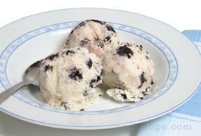 homemade ice cream - cookies and cream Recipe