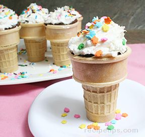 Cupcake Cones Recipe