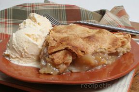 deep dish apple pie Recipe