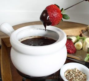 chocolate coffee fondue Recipe