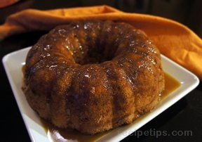 Fresh Apple Cake with Caramel Glaze Recipe