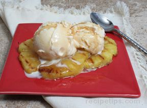 Grilled Pineapple Sundae Recipe