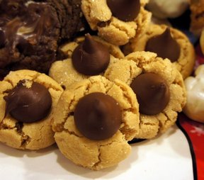 Hershey Kiss Peanut Butter Cookies