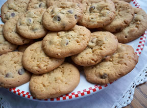 Krispie Chocolate Chip Cookies