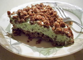 Krispy Mint Ice Cream Pie Recipe