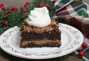 Layered Chocolate Caramel Cake