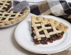 Mincemeat Pie with Lattice Top