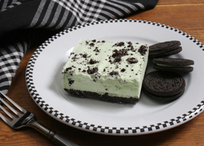 mint oreo ice cream dessert Recipe