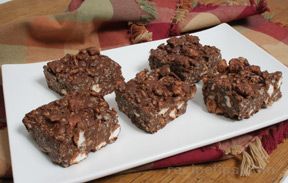 No Bake Rocky Road Bars Recipe