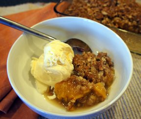 easy peach crisp Recipe