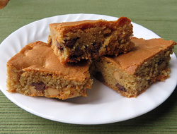 peanut butter  chocolate chip bars Recipe