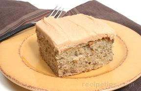 peanut butter banana cake Recipe