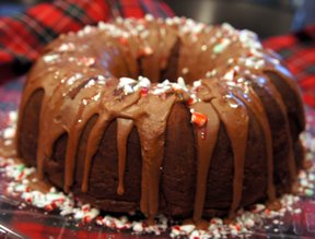 peppermint chocolate truffle cake