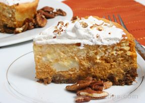 Pumpkin Pecan Cheesecake