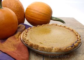 Pumpkin Pie Recipe - RecipeTips.com