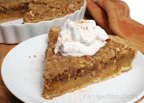 Pumpkin Tart with Walnut Streusel