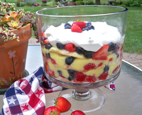 Red, White & Blue Trifle Recipe
