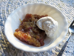 rhubarb crumble Recipe