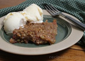 Rhubarb Crunch Recipe