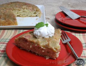 Rhubarb Upside Down Cake