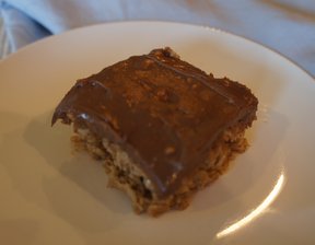Sinfully Delicious Peanut Butter and Chocolate Oatmeal Bars