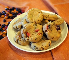 Soft Baked Monster Cookies