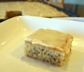 Perfect Sour Cream Banana Bars with Browned Butter Frosting