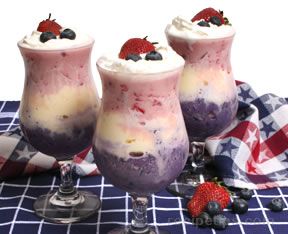 Strawberry and Blueberry Parfait