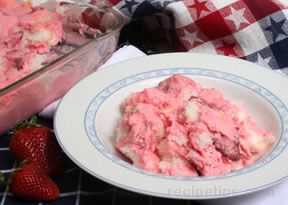 Strawberry Angel Food Delight