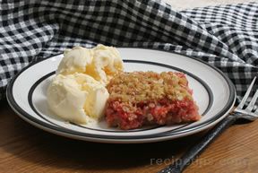 Strawberry Rhubarb Crunch Recipe