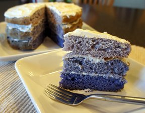 Triple Layer Colored Cake Recipe