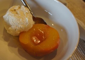 Vanilla Roasted Peaches