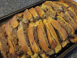 Cheesy Hamburger Stuffed Crescent Roll Recipe