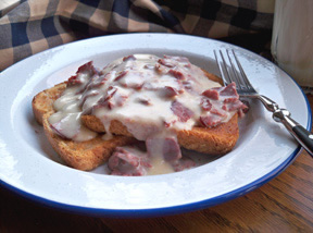 Creamed Chipped Beef on Toast