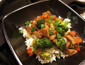 Orange Pork Stir Fry