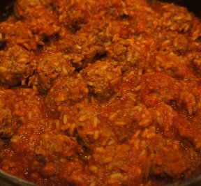 Porcupine Meatballs in Sauce