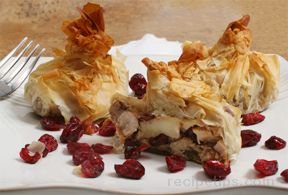 Turkey Craisin Phyllo Bundle Recipe