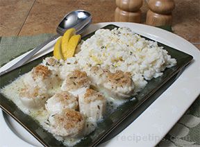 Almond Crusted Scallops