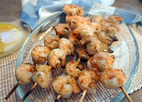 Buttery Grilled Shrimp