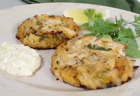 Crab Cakes with Lime and Cilantro Recipe