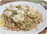Lemon Garlic Scallops and Pasta Recipe