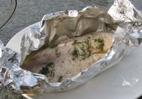 Lemon-Dill Grilled Fish Packets Recipe