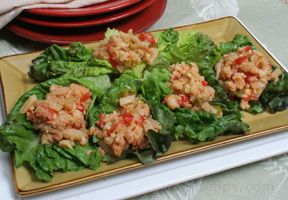 Lime Shrimp Lettuce Wraps