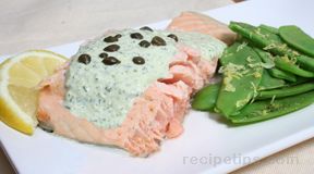 poached salmon with tarragon sauce Recipe