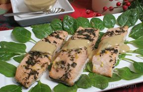 Salmon with Maple Thyme Glaze Recipe